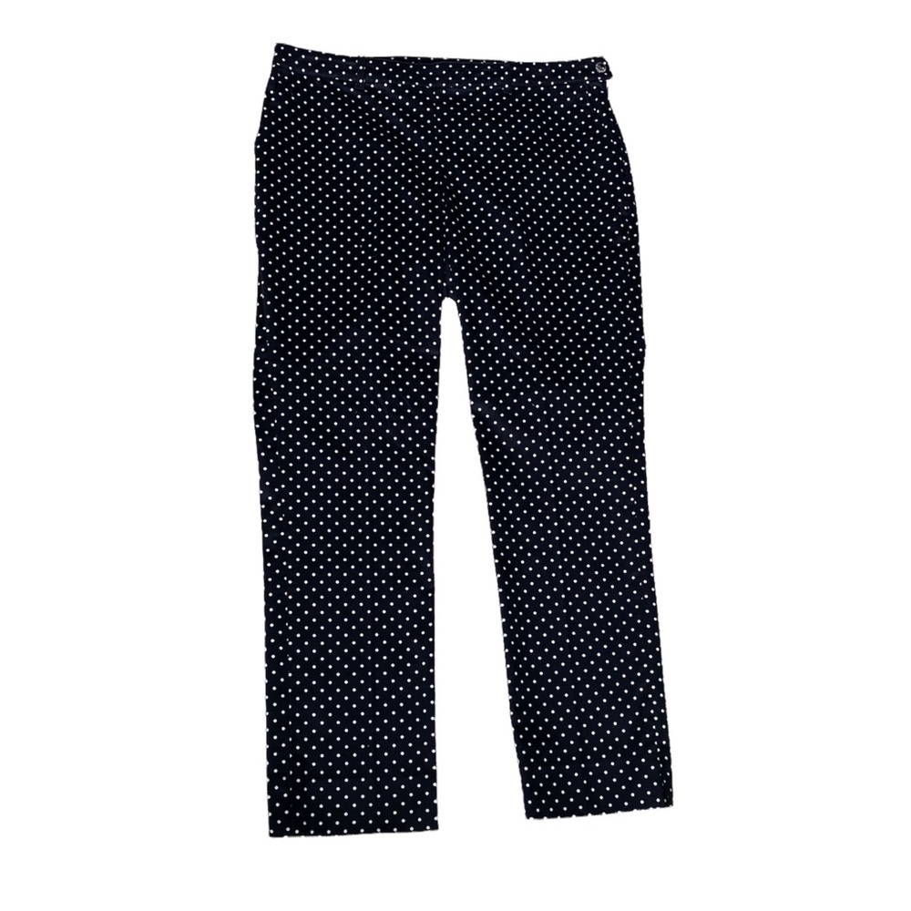 Lauren Ralph Lauren Black Polka Dots Pants Size 12 - Picture 4 of 10